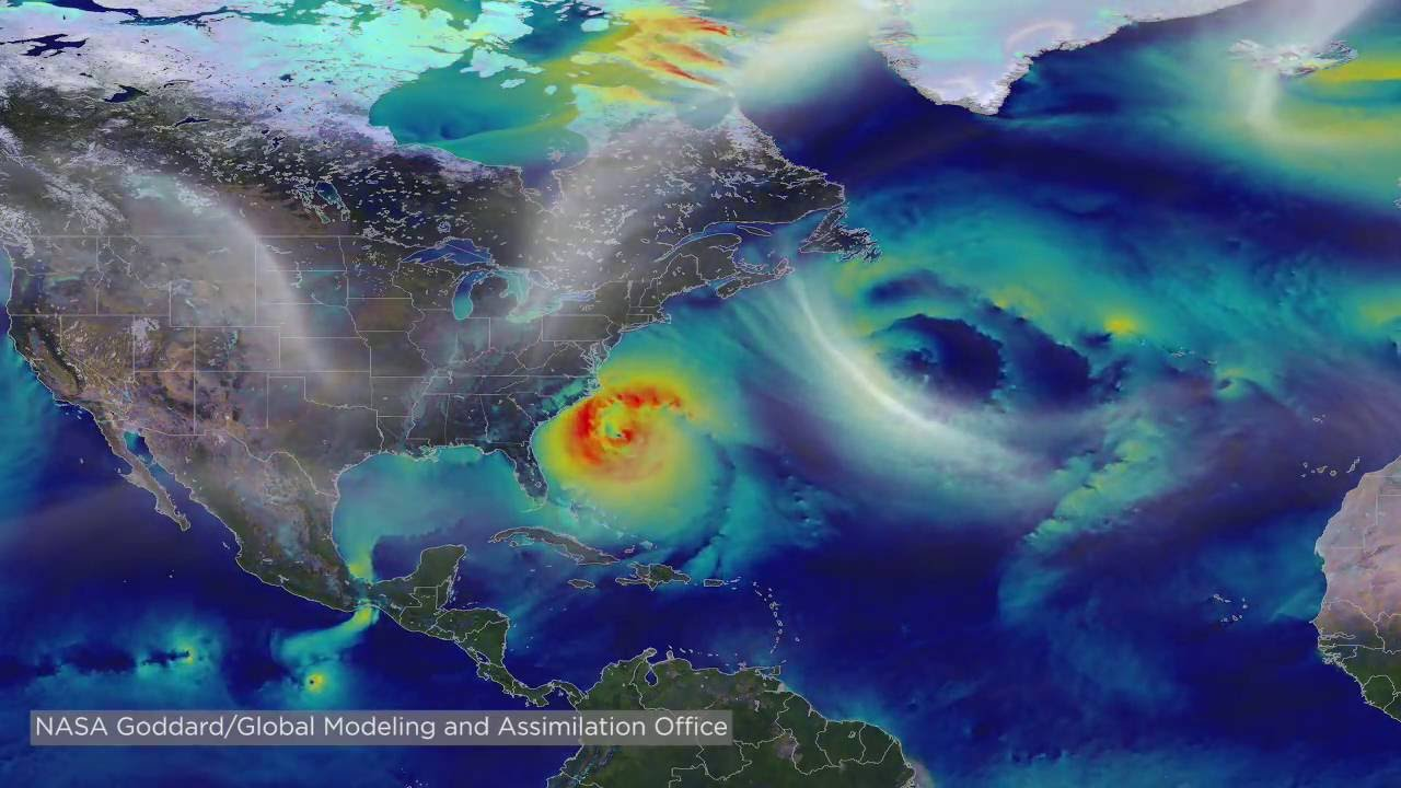 Digital hurricane visualization